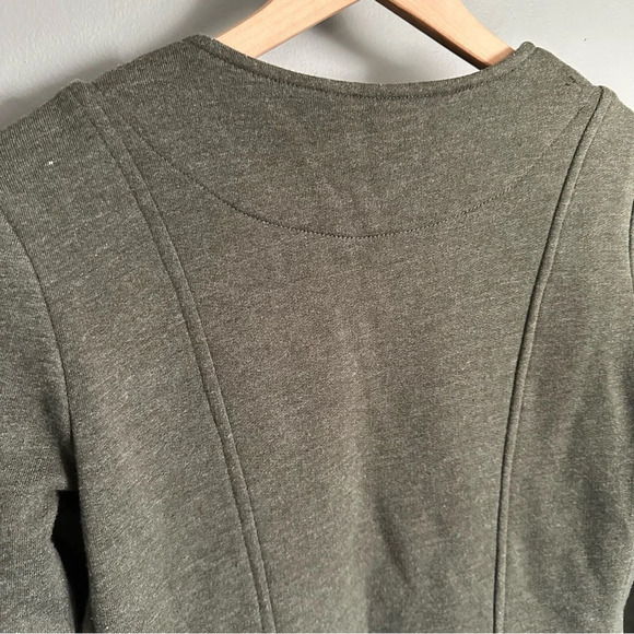 Athleta Women's Belvedere Moto Jacket in "Ancient Forest Heather" —‎ Small - Picture 9 of 11